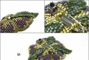 Beaded Flower Brooch Beaded Flower Brooch