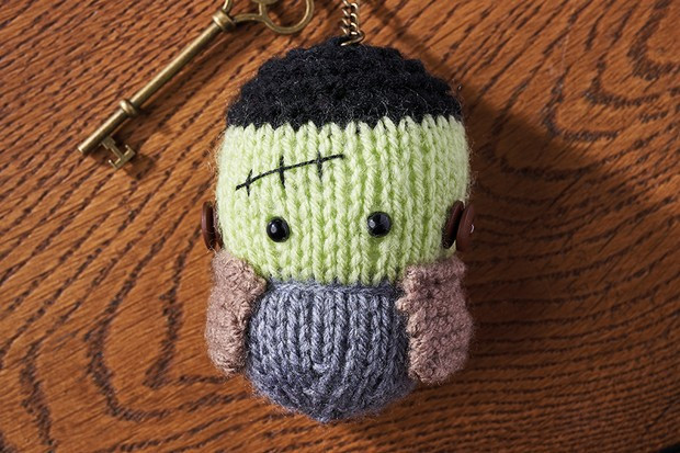 ​Crochet Frankenstein’s Monster Keychain