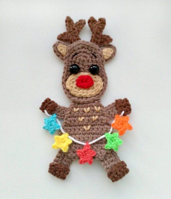 Inspiration. Crochet Christmas Appliques.
