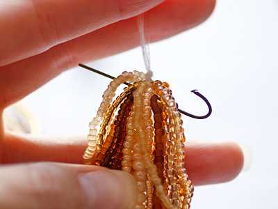 Thick Necklace from Small Beads Thick Necklace from Small Beads