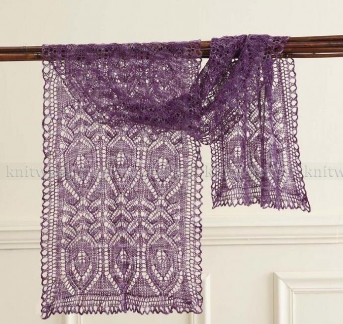 Helping our users. ​Nice Shawl with Relief Pattern.