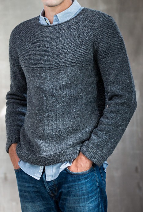 Inspiration. Knit Men's Pullovers.