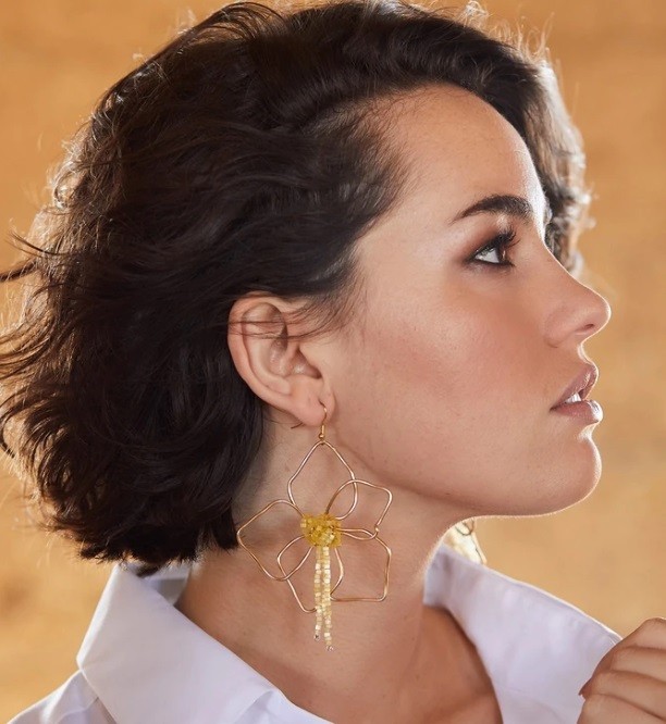 Wire Flowers Earrings Wire Flowers Earrings