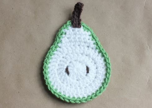 Crochet Pear Decoration Crochet Pear Decoration