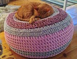 Inspiration. Crochet Pet's Beds.