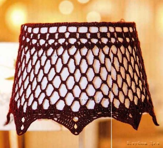 ​Relief Crochet Lamp Shade