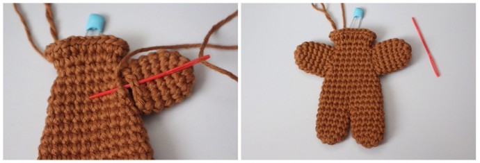 Helping our users. ​Crochet Gingerbread Man.