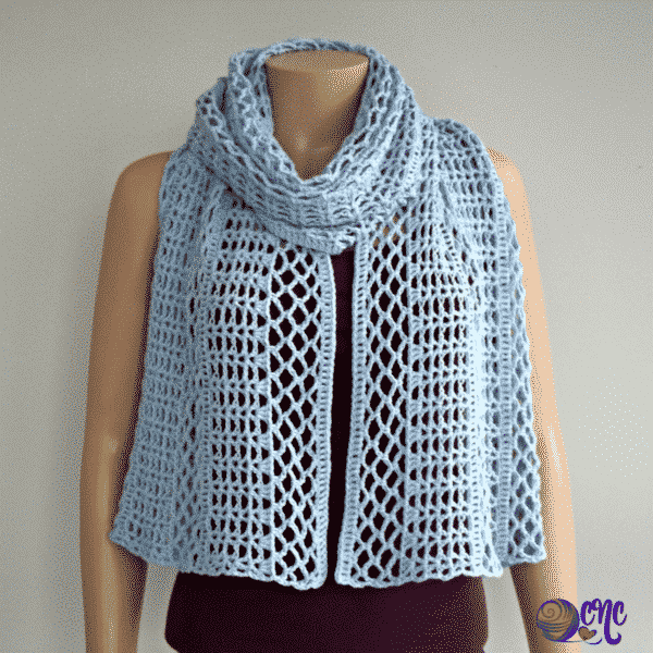 Inspiration. Crochet Summer Scarves.