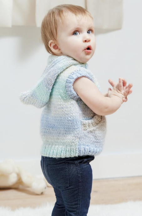 Inspiration. Knit Boy's Vests.