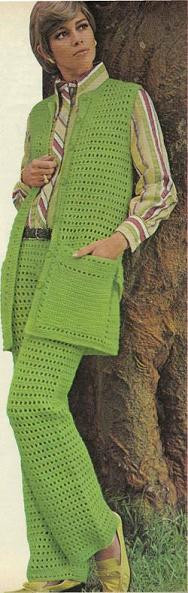 ​Vintage Crochet Suit