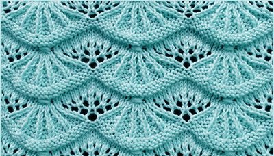 Alsacian Scallops Knit Pattern