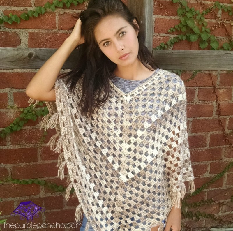 ​Boho Crochet Poncho