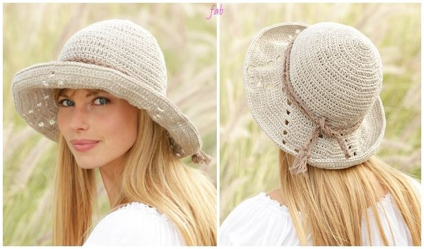 Inspiration. Crochet Summer Hats.