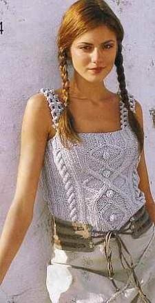 ​Knit Top with Beads