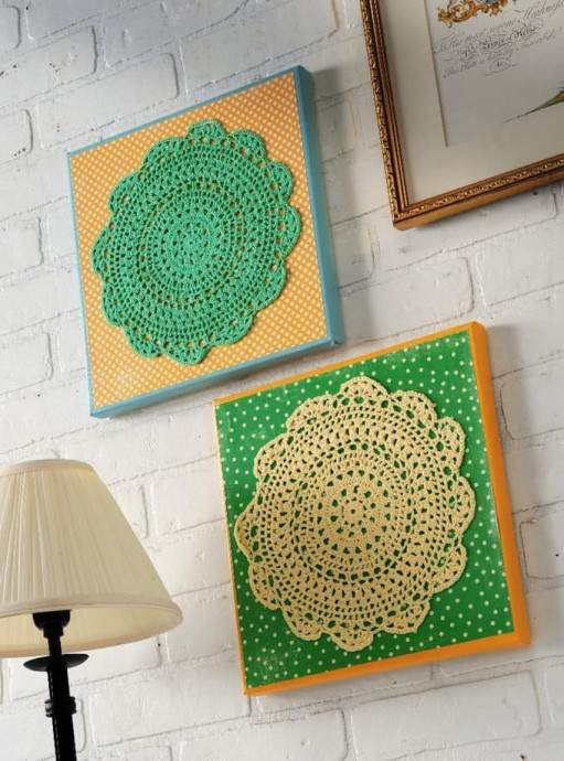 Inspiration. Crochet Wall Doilies.