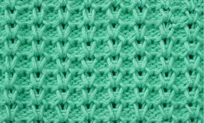 Vertical Honeycomb Knit Stitch Vertical Honeycomb Knit Stitch