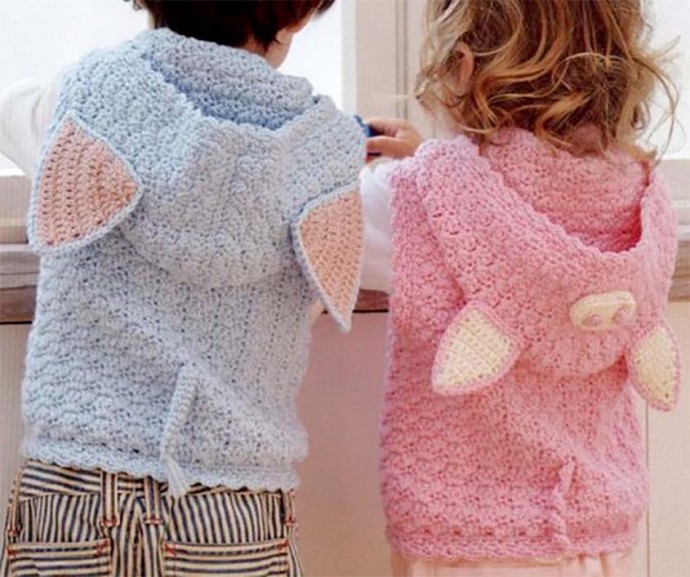 Inspiration. Crochet Kid Vests.