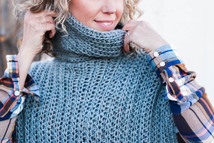 Helping our users. ​Crochet Poncho Vest.