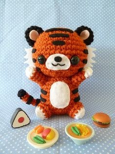Inspiration. Crochet Tigers.