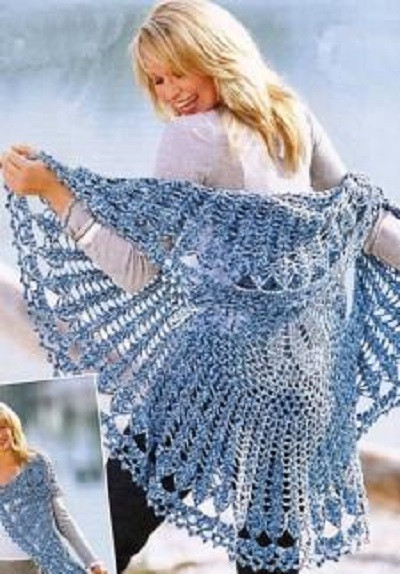 ​Crochet Round Wrap