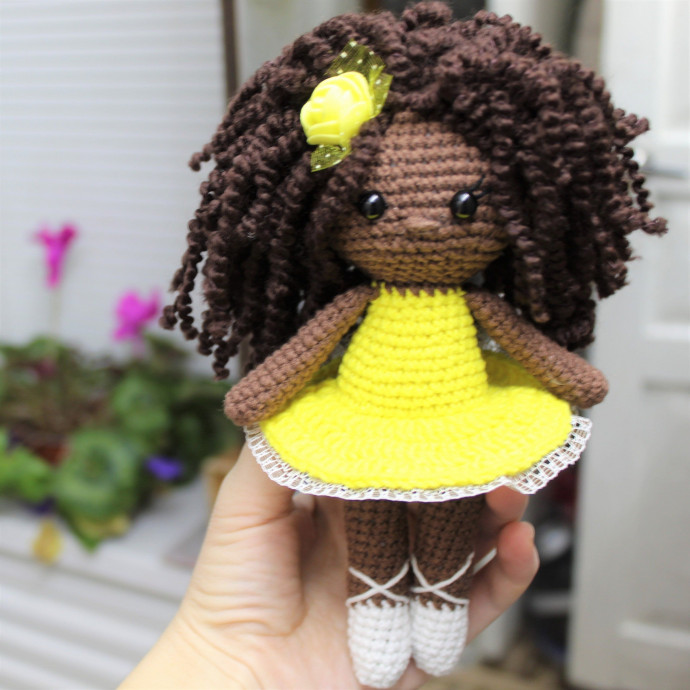 Inspiration. Crochet Dolls' Hair.