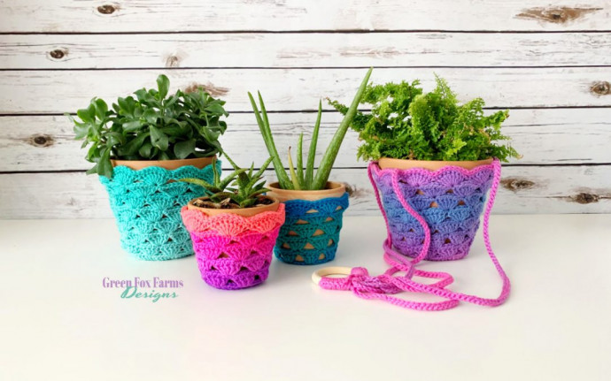 Inspiration. Crochet Pot Holders.