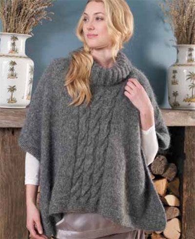 Inspiration. Knit Thick Shawls.