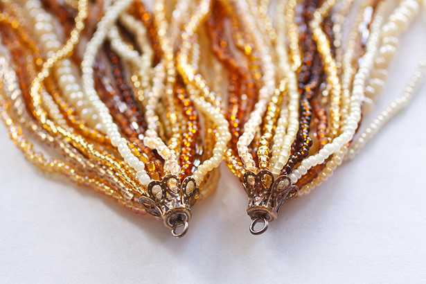 Thick Necklace from Small Beads Thick Necklace from Small Beads