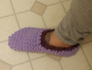 Helping our users. ​Fluffy Crochet Slippers.