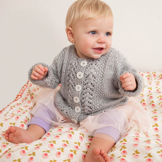 Helping our users. ​Knit Baby Cardigan.