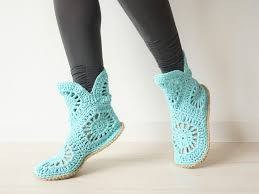 Inspiration. Crochet Boots.