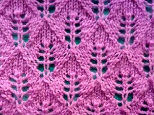 Fantasy Rhombs Knit Stitch Fantasy Rhombs Knit Stitch