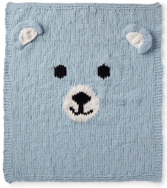Helping our users. ​Baby Bear Knit Blanket.
