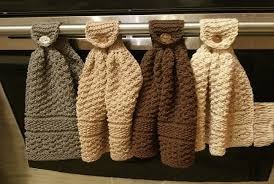 Inspiration. Crochet Kitchen Towels.