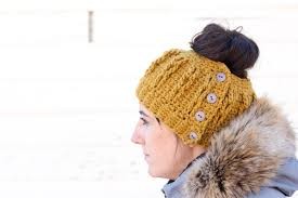 Inspiration. Crochet Ponytail Hats.