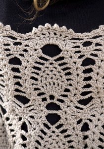 Off-shoulder Crochet Sweater Off-shoulder Crochet Sweater