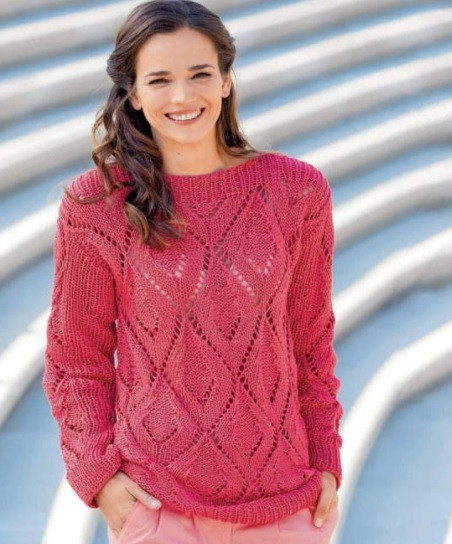 ​Knit Crimson Pullover