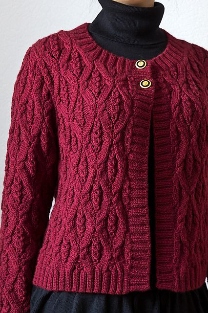 Inspiration. Knit Cardigans with Cables.