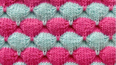 ​Scallop Shell Knit Stitch