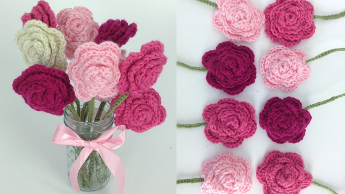 Inspiration. Crochet Bouquets.
