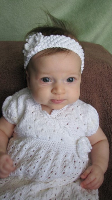 Inspiration. Knit Baby Girl Dresses.