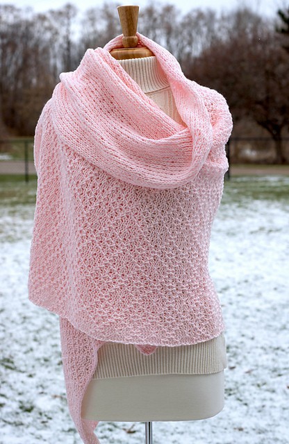Inspiration. Knit Shawl Wrap.