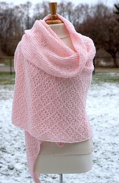 Inspiration. Knit Shawl Wrap.