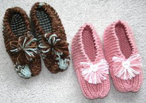 Inspiration. Knit Slippers.