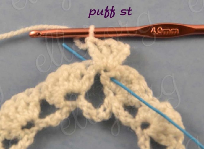 Relief Zigzags Crochet Stitch