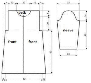 Detailed Knitting Instructions for a Stylish Garment with Buttons Detailed Knitting Instructions for a Stylish Garment with Buttons