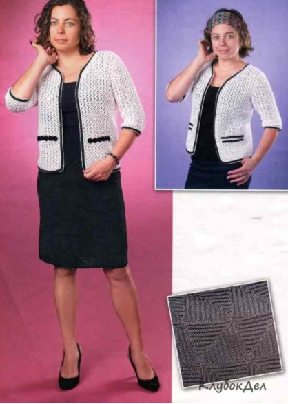 ​Chanel Style Crochet Jacket