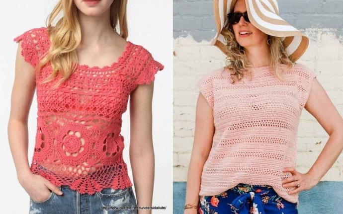 Inspiration. Crochet Summer Tunic.