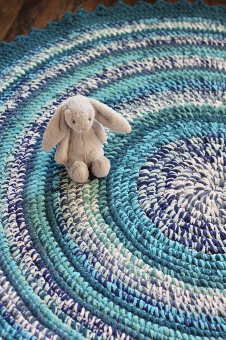 Inspiration. Knit and Crohet Rugs.