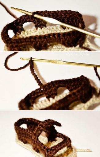 ​Crochet Baby Boy Sandals